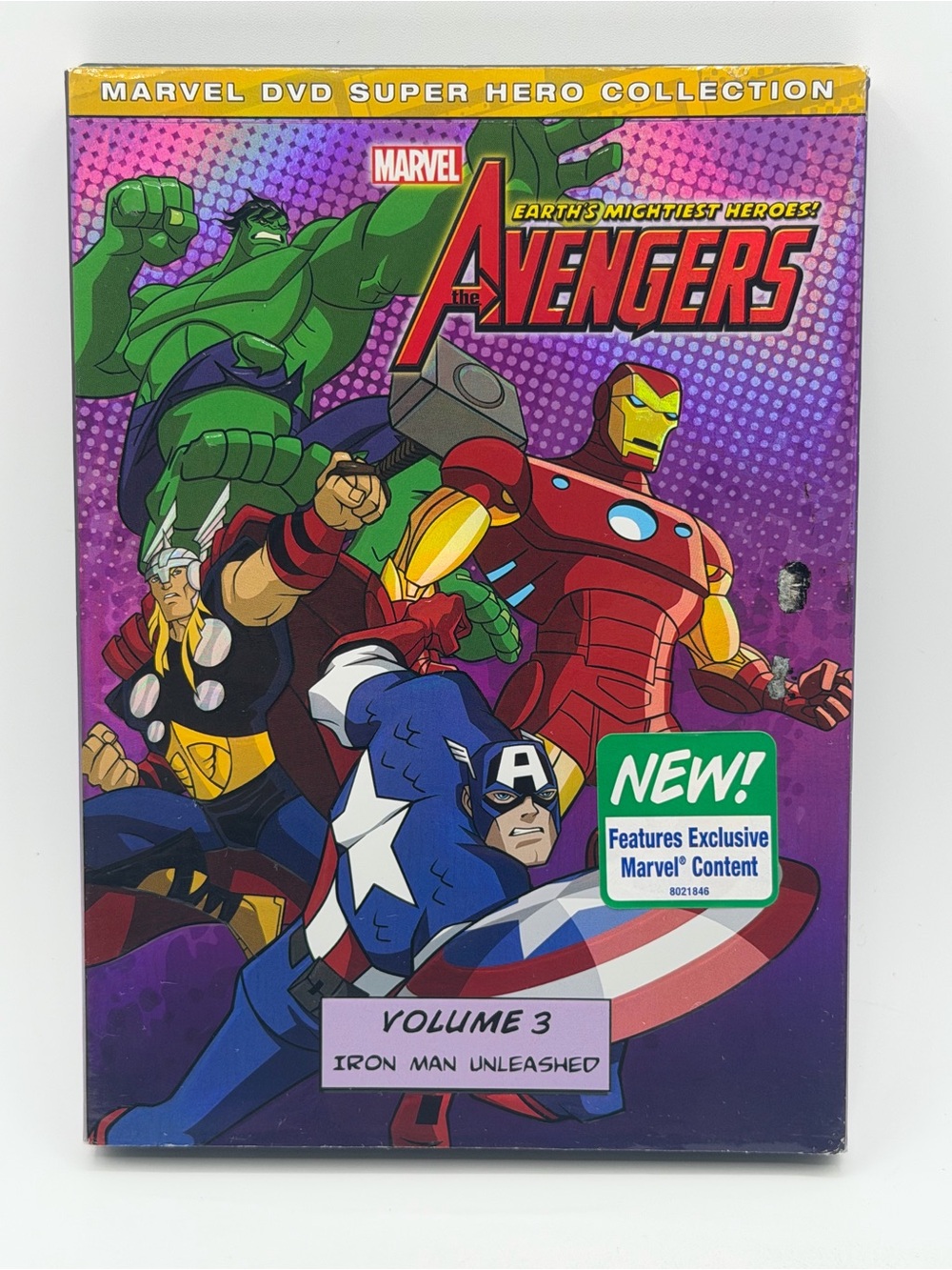 The Avengers: Earth's Mightiest Heroes! Volume 3: Iron Man Unleashed (DVD, 2011)